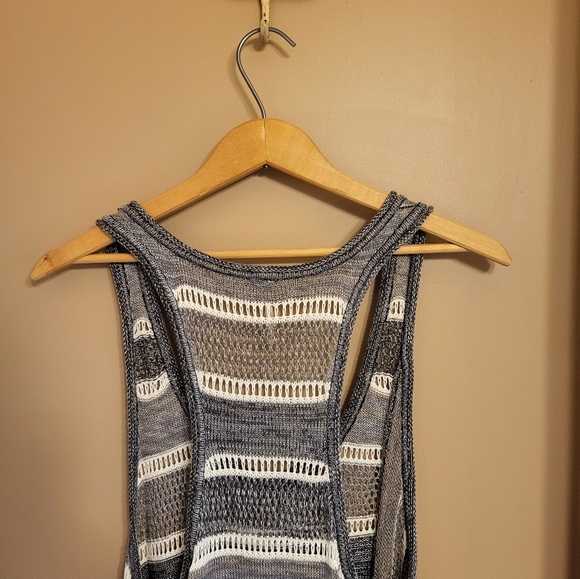 Free People. Long tank / minidress / vest / coverup. Knit in neutral tones. NWOT - Picture 5 of 8